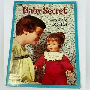 Whitman | Toys | Vintage Uncut 966 Mattel Baby Secret Paper Doll ...